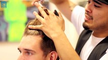 Classic Side Part and Quiff Mens Haircut & Hairstyle