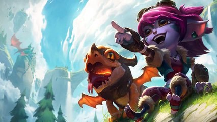 Скачать видео: League of Legends DRAGON TRAINER TRISTANA Login Theme