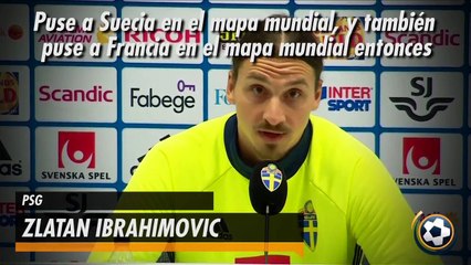 Yo puse a Francia en el mapa mundial: Ibrahimovic