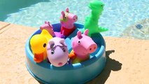 Nick Jr Peppa Pig Bath Squirters Pool Party with George, Dinosaur and Suzy Sheep DisneyCarToys