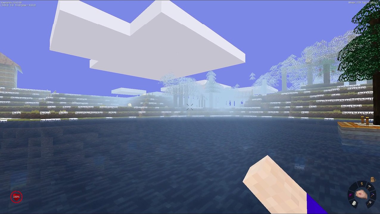 Voxelands - just gameplay 04 - online - holarse-linuxgaming:30000