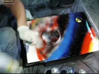 Tutorial - Spray paint Art