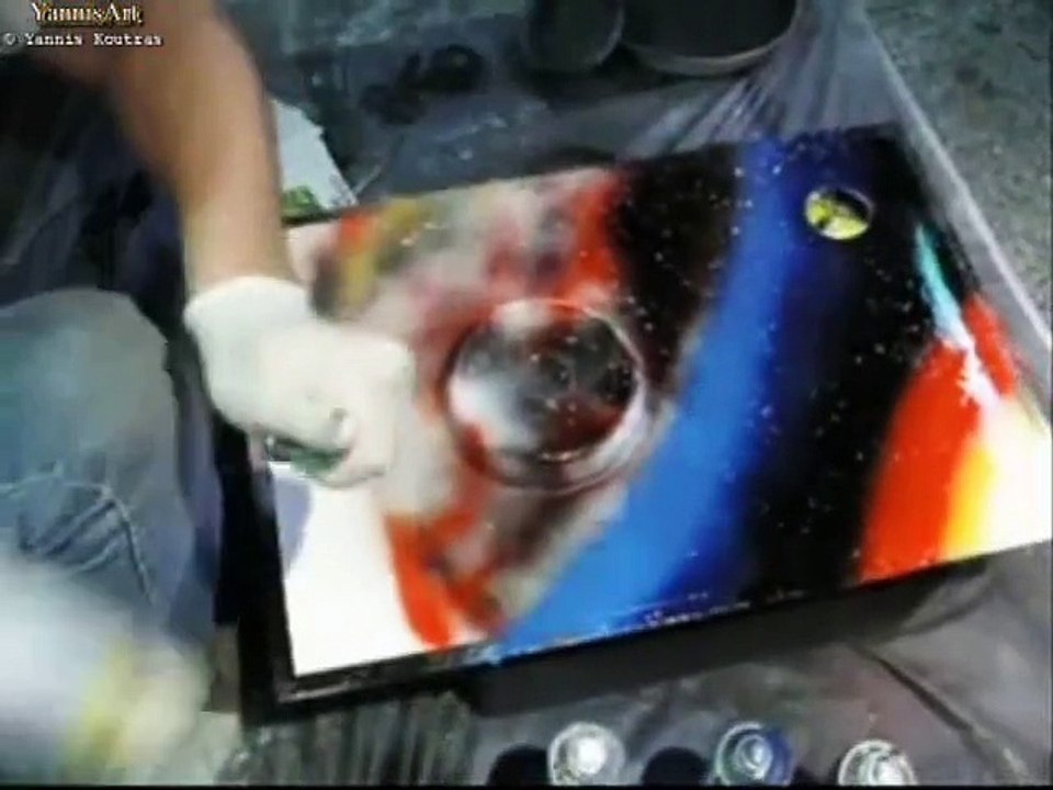 Tutorial - Spray paint Art