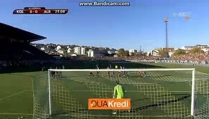 Bernard Berisha Fantastic Curve Shoot Chance Kosovo 0-0 Albania 13.11.2015 HD