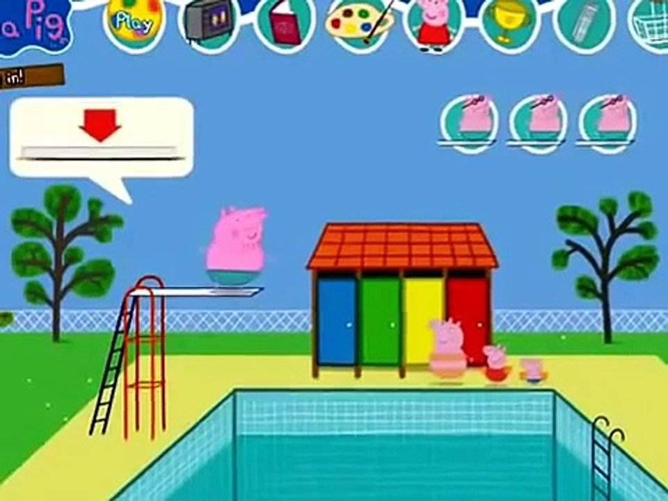 YouTube Capture Peppa Pig Il Bagno In Piscina YouTube Capture