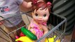 Baby Alive Doll Goes Shopping Wild Baby Boy Buys Baby Alive Food Ice Cream Cookies Veggies