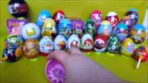 cars2 40 surprise eggs Kinder Surprise Disney Toy Story Shrek Peppa Pig Thomas Mickey Mouse