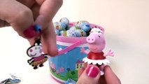 jugetes Huevos Sorpresa de Peppa Pig en Español Cubo con 25 Huevos de Peppa Pig huevos