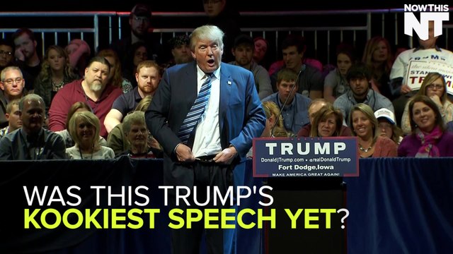 Trump Out Crazies Himself Again