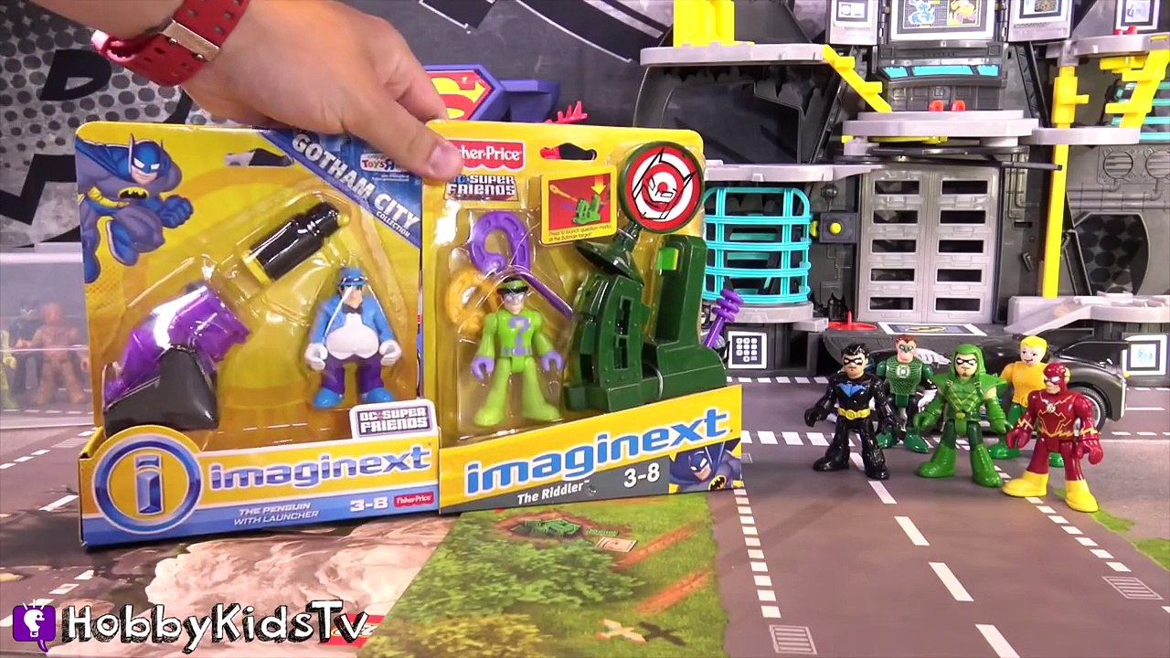 Imaginext SUPERHERO BATTLE Batman + Superman Fight! Villain Box Open Bad Guy Jail By Hobby
