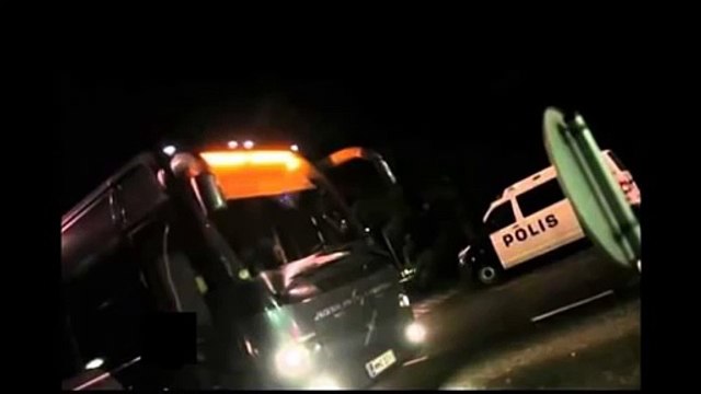 Rocks, Fireworks, KKK Outfit Finland Protesters Attack Bus With REFUGEES