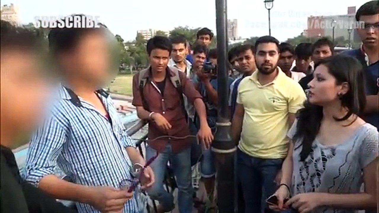 Eve Teasing Caught On Camera In Social Experiment Girl Fights Back [ Please Share for Mess