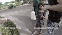 An orphan 3yr old little girl was roaming around streets trying to sell Pens
