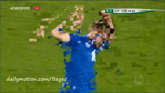 Goal Isayev - Germany 0-1 Azerbaijan - 13-11-2015 - Euro U21 - Qualification
