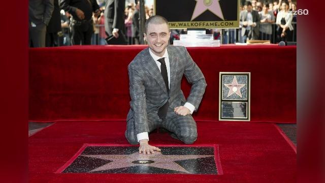 Daniel Radcliffe leaves his mark on Hollywood with a star on the walk of fame