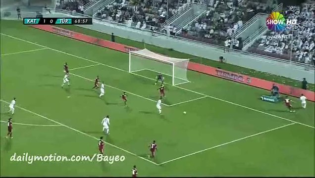 Goal Arda Turan - Qatar 1-1 Turkey - 13-11-2015 - Friendly Match