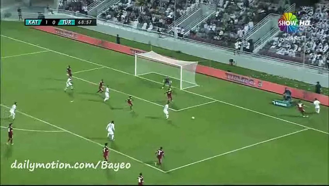 Goal Arda Turan - Qatar 1-1 Turkey - 13-11-2015 - Friendly Match