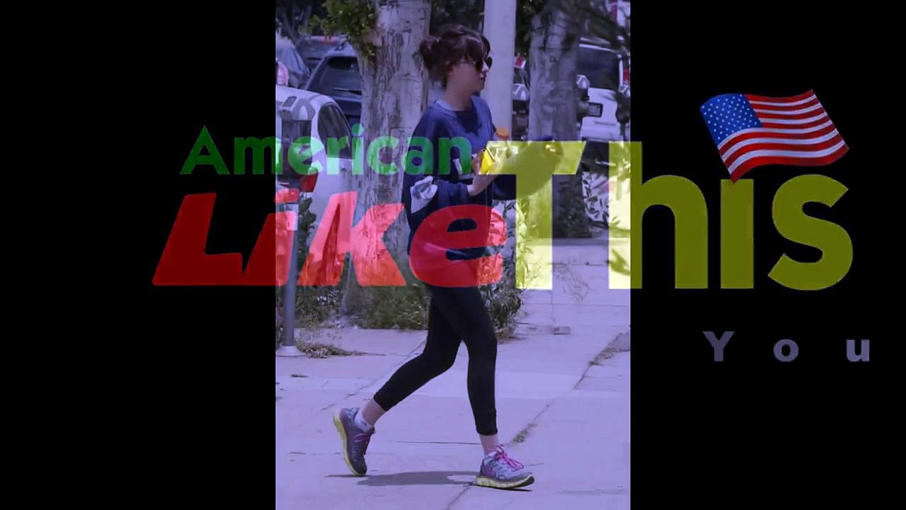 Dakota Johnson in Tights Heading to a gym in LA