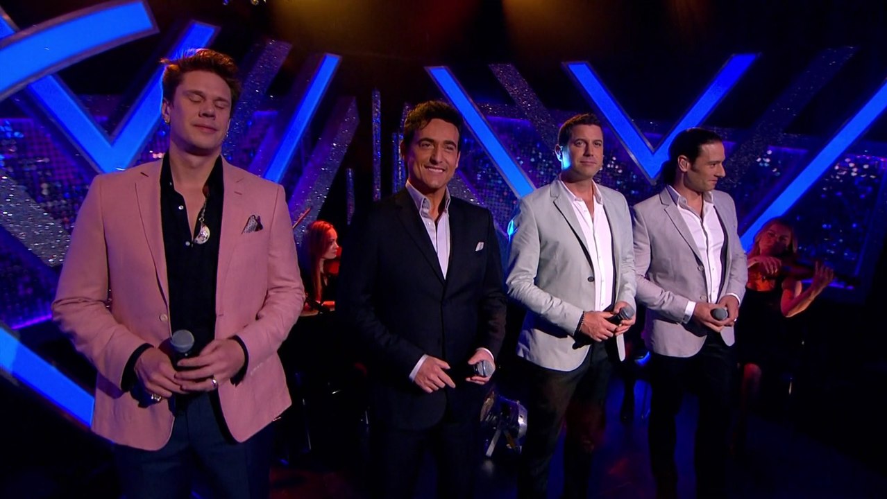 Il Divo performing on BBC - Strictly 2015.11.13