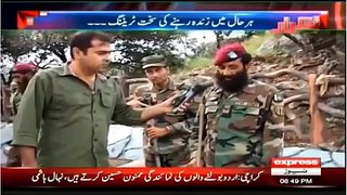 Pakistan's SSG Commandos eating Snake and drink Chicken's blood
