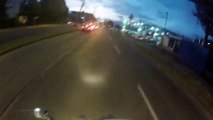 Pedestrian Hit By Motorcycle | Jaywalking Fail