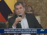 Correa quiere que reelección indefinida aplique desde 2021