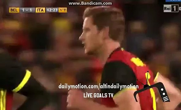 1-1 Jan Vertonghen Great GOAL | Belgium v. Italy - Friendly Match - 13.11.2015