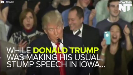 Woman Seen Reading Book About Racism At Trump Rally