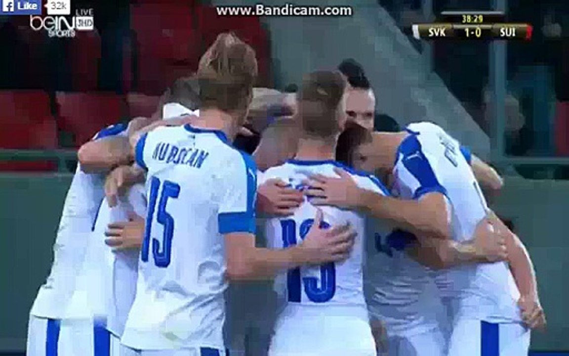 Michal Duris Great Goal Slovakia 1 0 Switzerland 13.11.2015 HD