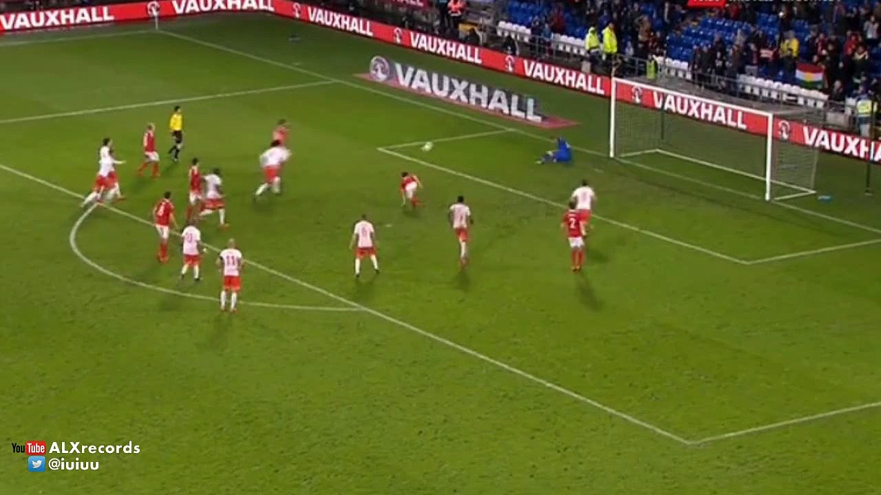 Joe Ledley Goal Wales vs Netherlands 1-1 (Friendly) 2015