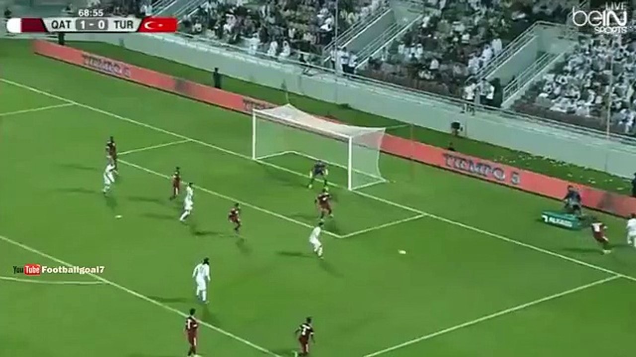 Arda Turan Goal - Qatar vs Turkey 1-1 (Friendly Match) 2015