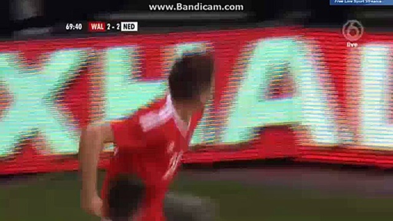 Emyr Huws Fantastic GOAL WALES 2 2 Netherlands 13.11.2015 HD