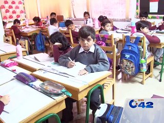 Signing Campaign by school children
