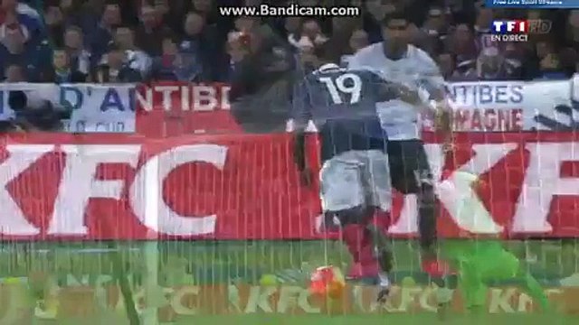 Pogba Fantastic Curve Shot | France v. Germany - Friendly Match 13.11.2015 HD