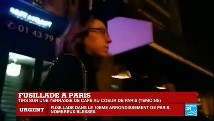 URGENT Fusillade Paris: "Plus de 18 victimes. Des gens masqués, armés ont tiré de tous côtés"