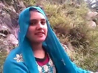 Pashto Swat Girl With Lover In Mountains