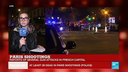 Paris shootings : 40 reported killed