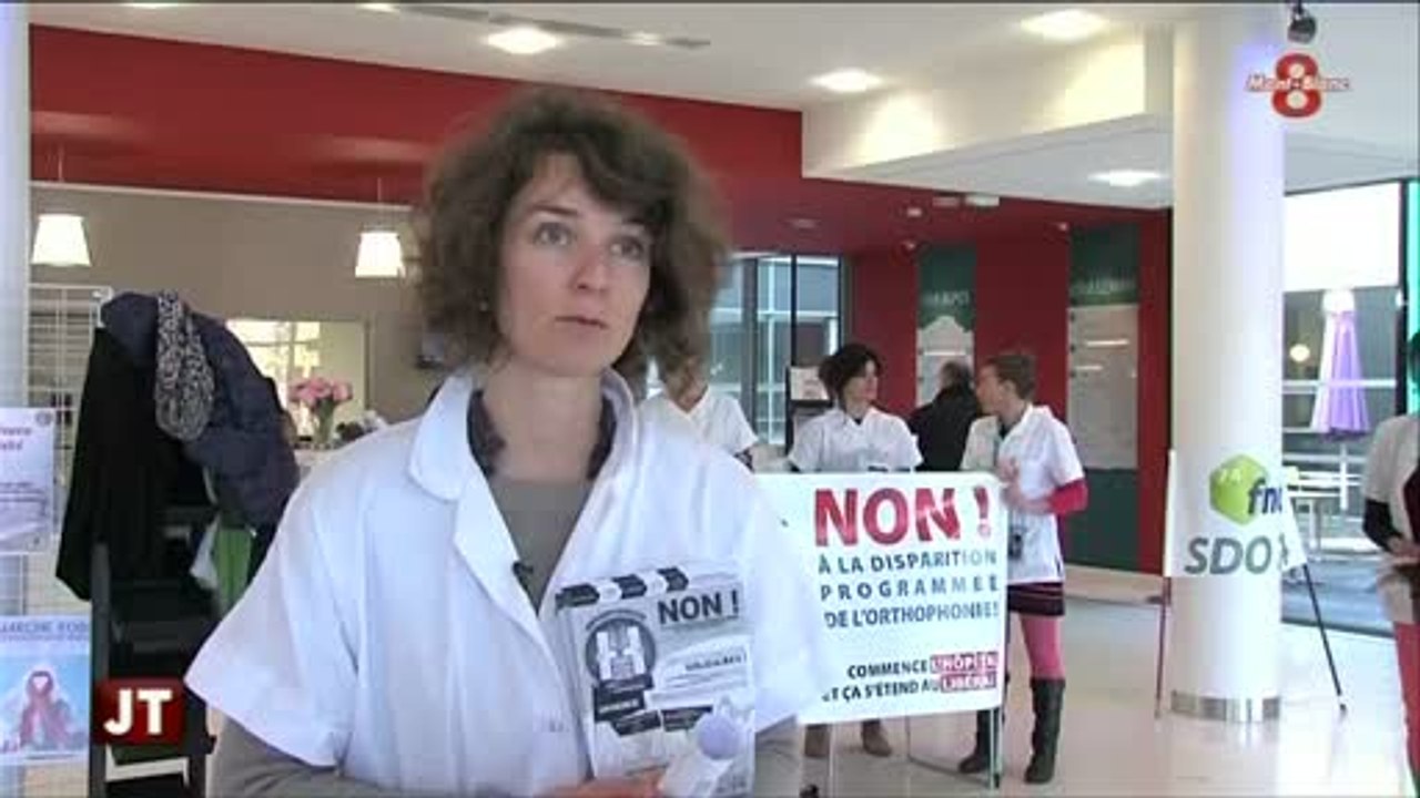Manifestation des orthophonistes : Interview de M. Vouaux
