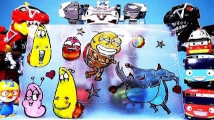 라바 글라스데코 뽀로로 4 장난감 Larva Glass Deco & toys