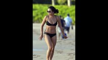 Janel Parrish in a Bikini at a Beach in Hawaii