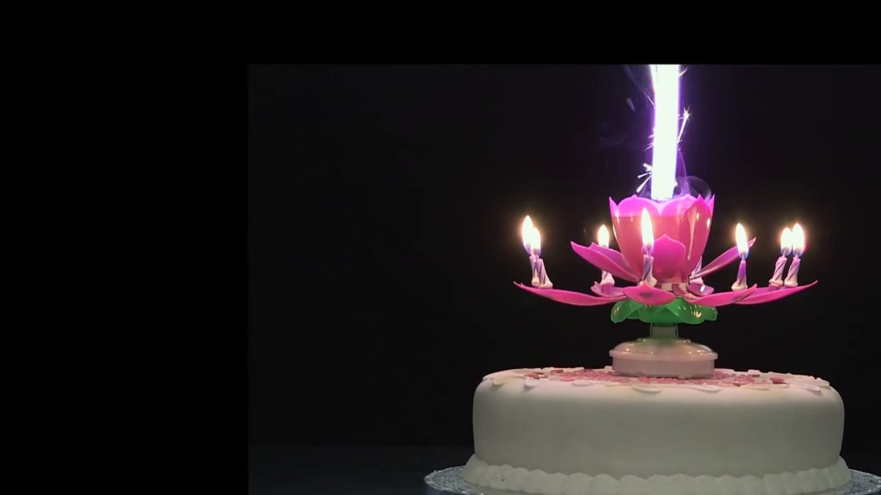 Müzikli Kendinden Açılan Sihirli Pasta Mumu