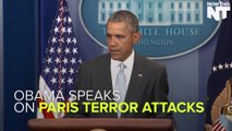 Obama Speaks On Paris Terror Attacks