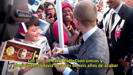 Daniel Radcliffe emocionado por su estrella en Hollywood