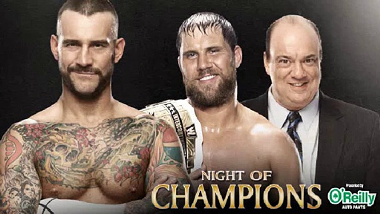 WWE Night Of Champions 2013 Cm Punk vs. Curtis Axel y Paul Heyman (1 vs 2)