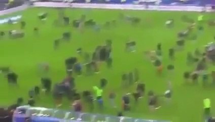 شاهد ماذا حدث داخل ملعب سان دوني