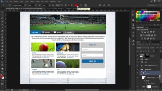 Web Design Career with Adobe Photoshop CS6 - Part 25