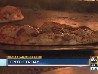 Freebie Friday: Free pizza, salad and entertainment!