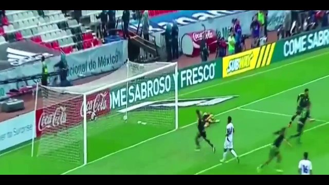 Andres Guardado Amazing Free Kick Goal - Mexico vs El Salvador 1-0