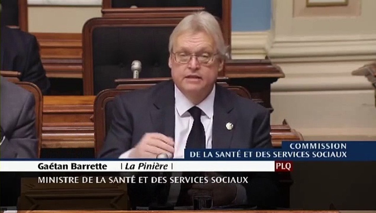 Gaétan Barrette sur les frais accessoires