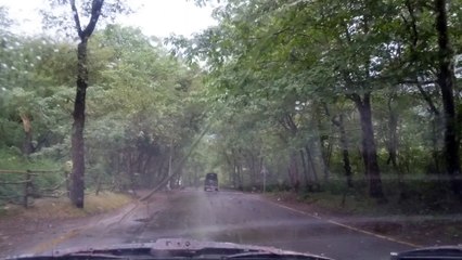 Raining On way to Daman-e-Koh